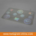 Anti-Fake 3D Laser Transparent ID Card Overlay Hologram